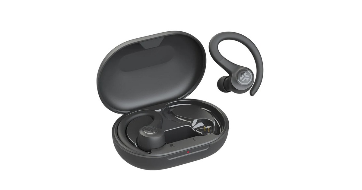 JLabGO Air Sport True Wireless-oordopjes earbuds  (Grafiet, Bluetooth 5.1)