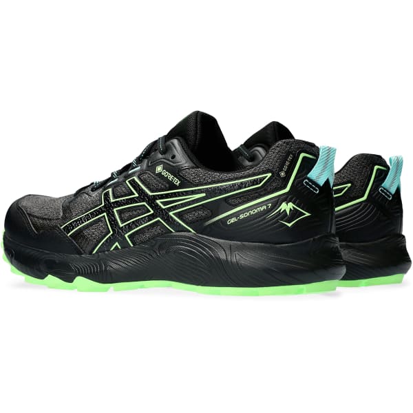 Chaussure trail ASICS GEL-SONOMA 7 GORE-TEX BLACK/ILLUMINATE GREEN