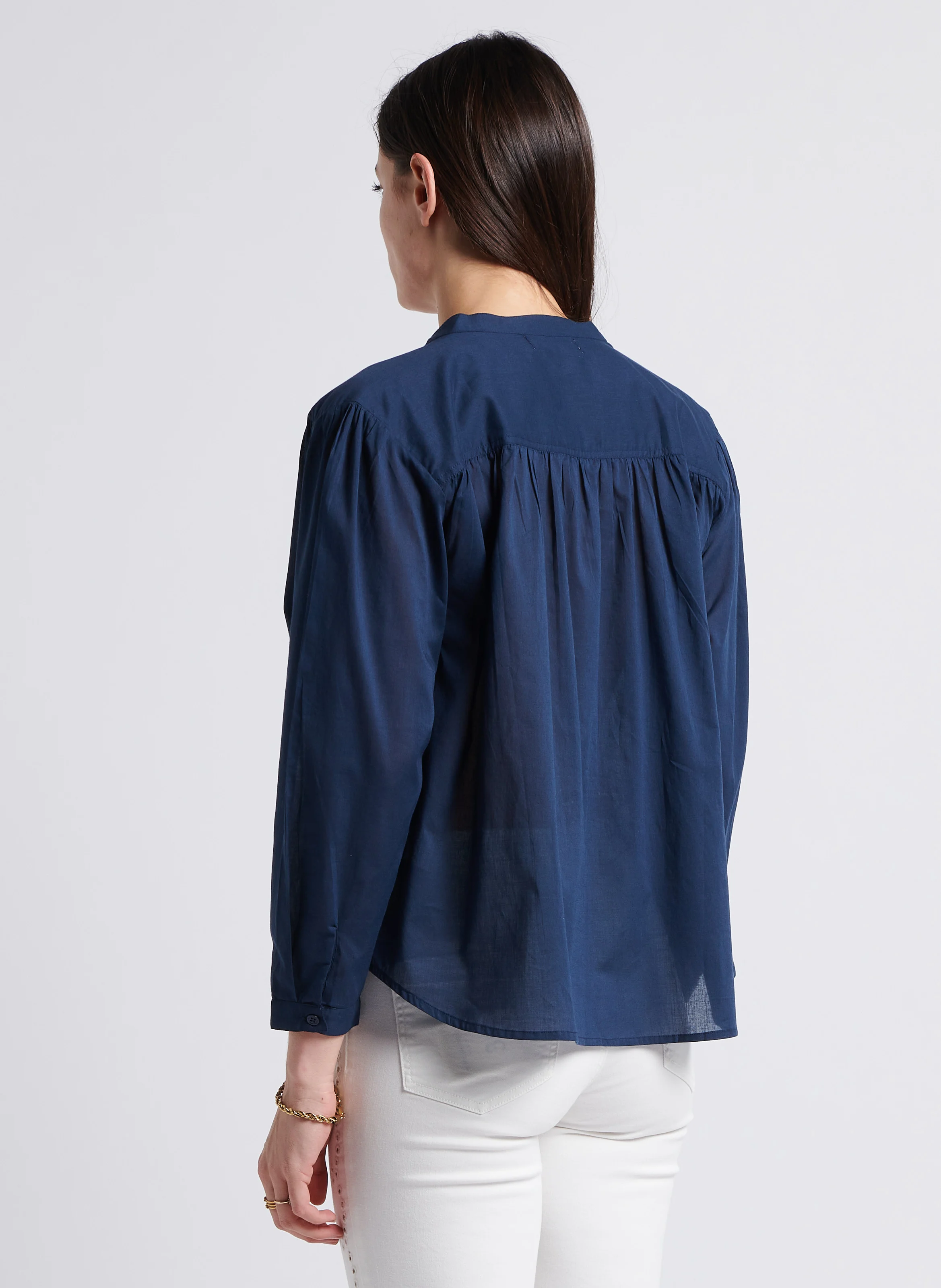 BOLIA - Blouse ample en coton| Bleu