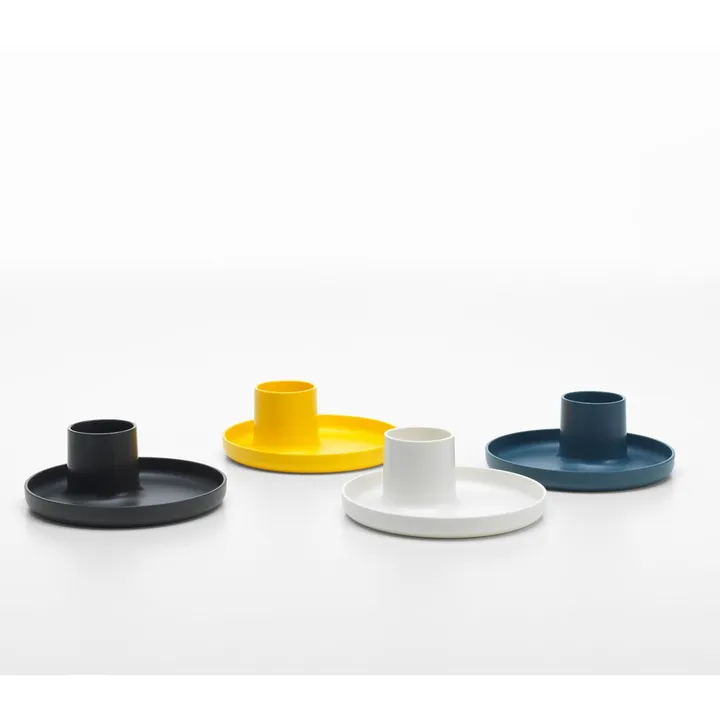 Vitra Pot à crayon et vide poche en plastique ABS O-Tidy - Michel Charlot | Gris ciel