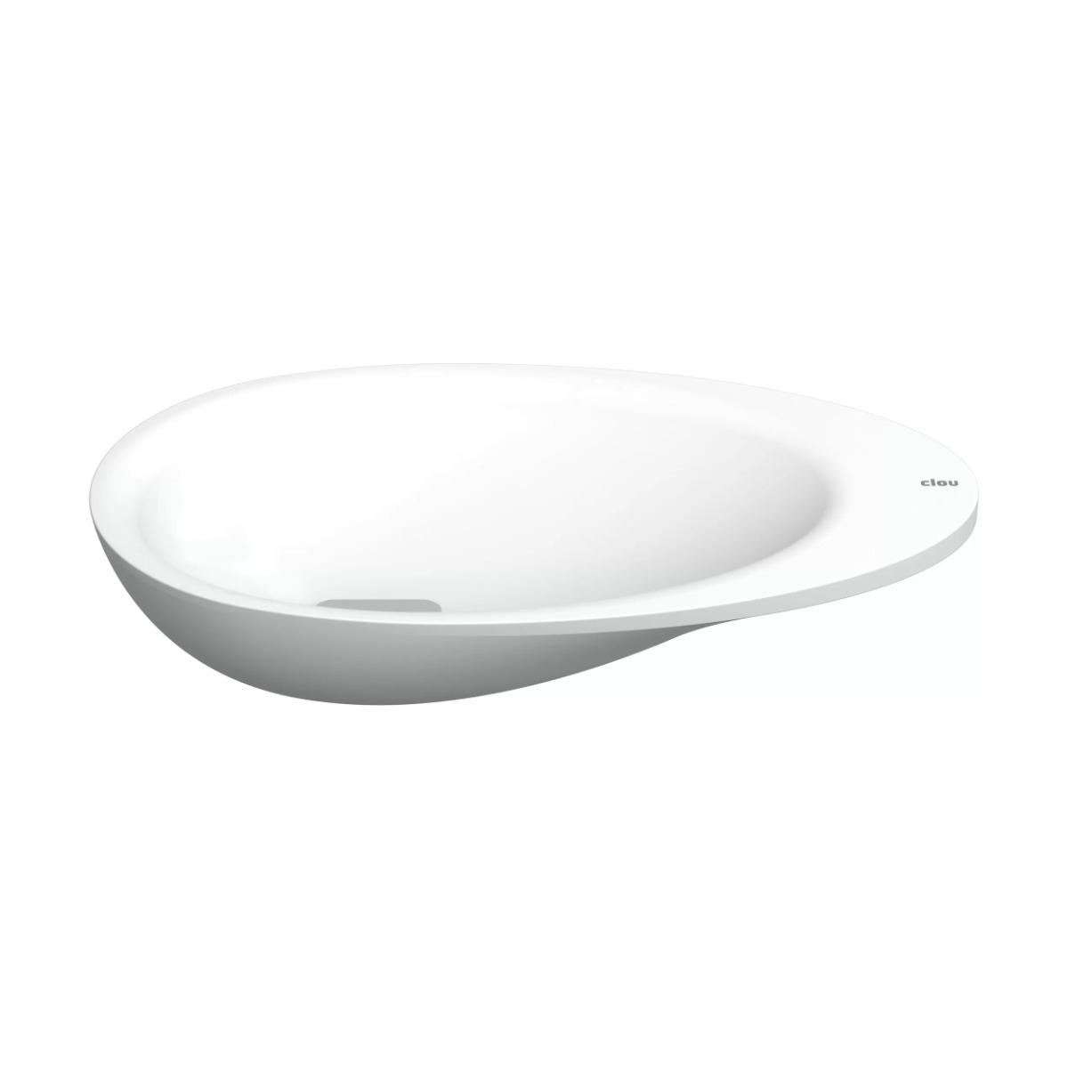 Clou First fontein waskom solid surface 36cm wit mat