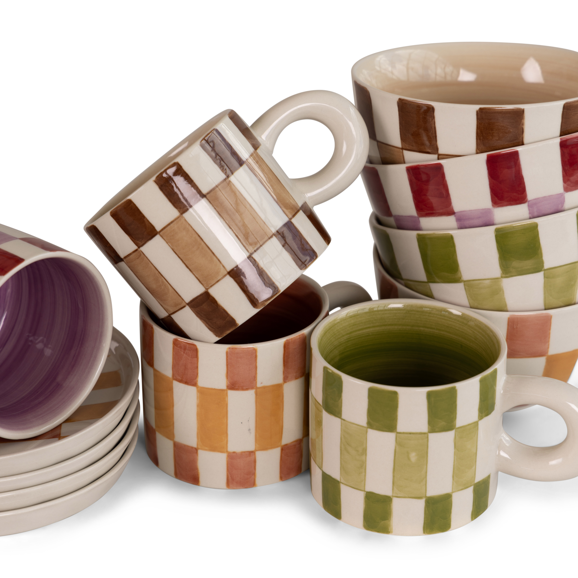 Mok Bowie beige - set van 4