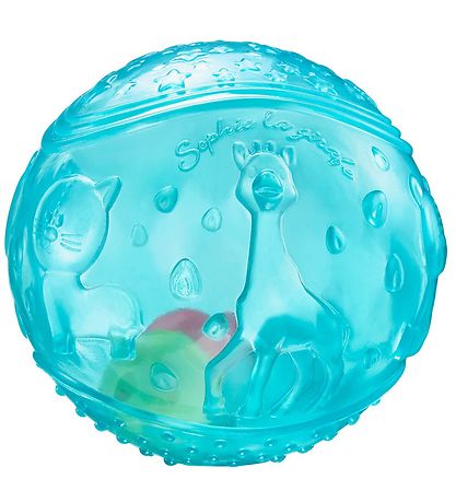 Sophie la Girafe Sinnesball - 12 cm - Türkis Transparent