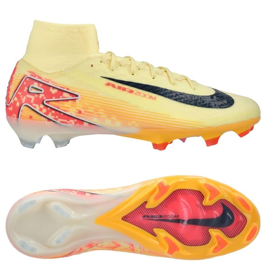 Nike Air Zoom Mercurial Superfly 10 Elite FG Mbappé Personal Edition - Orange/Bleu