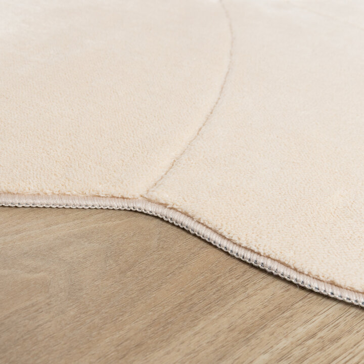 Kindervloerkleed rond - Coco Bloem Beige