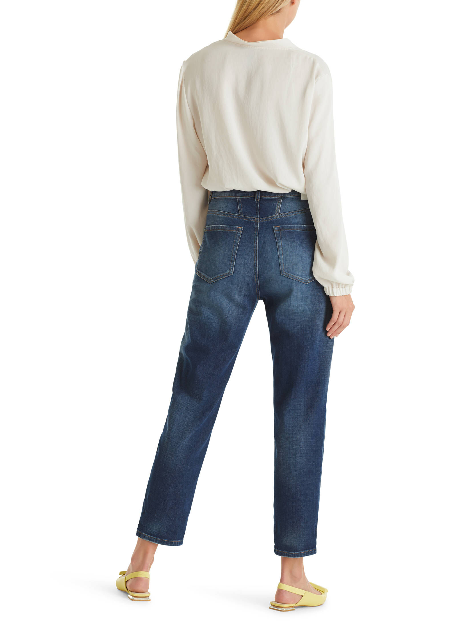 Marc Cain| Damen Jeans RIAD Relaxed Fit High Waist
