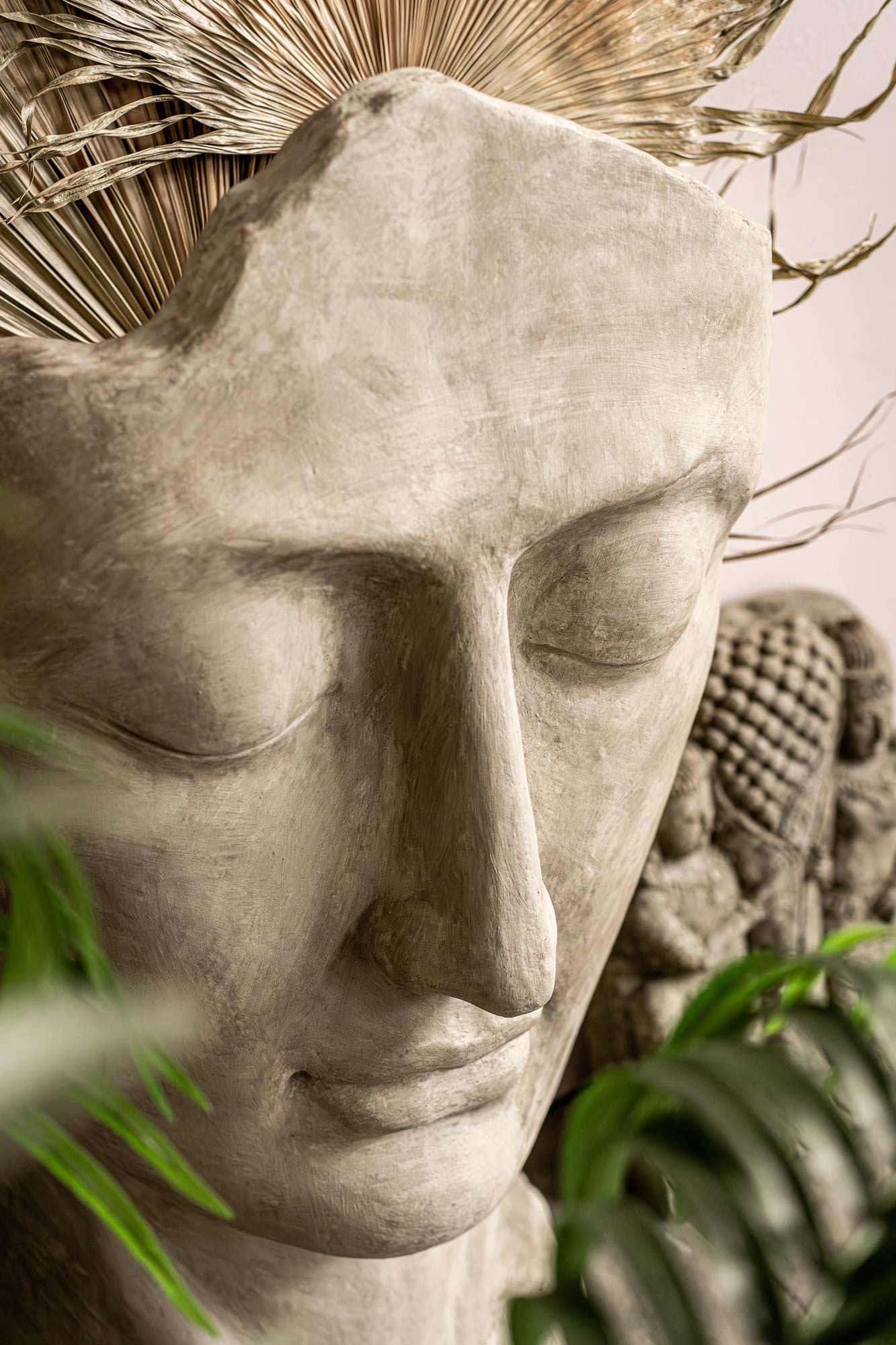 Betonskulptur 'Visage', H 120 cm, B 50 cm, L 60 cm günstig bestellen