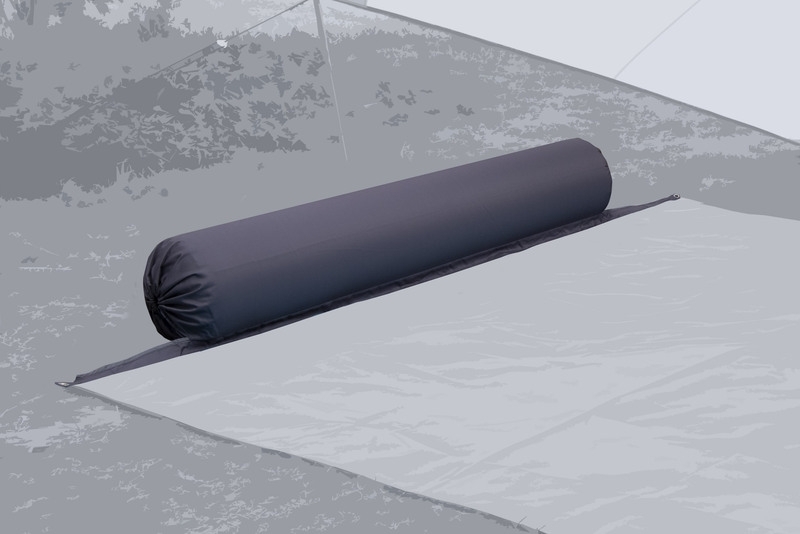Bent Kissenrolle Zip-XL Lounger steel grey