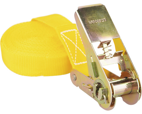 Spanband Mamutec 25 mm, 5 m blauw/geel