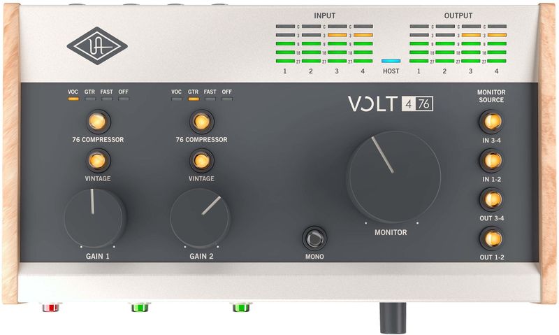 Universal Audio - VOLT 476 - USB-audio-interface - Grijs - 4-kanaals