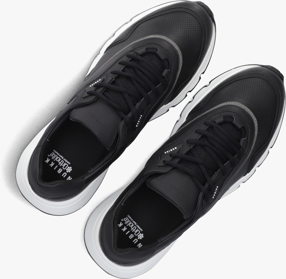 zwarte nubikk lage sneakers luca noa