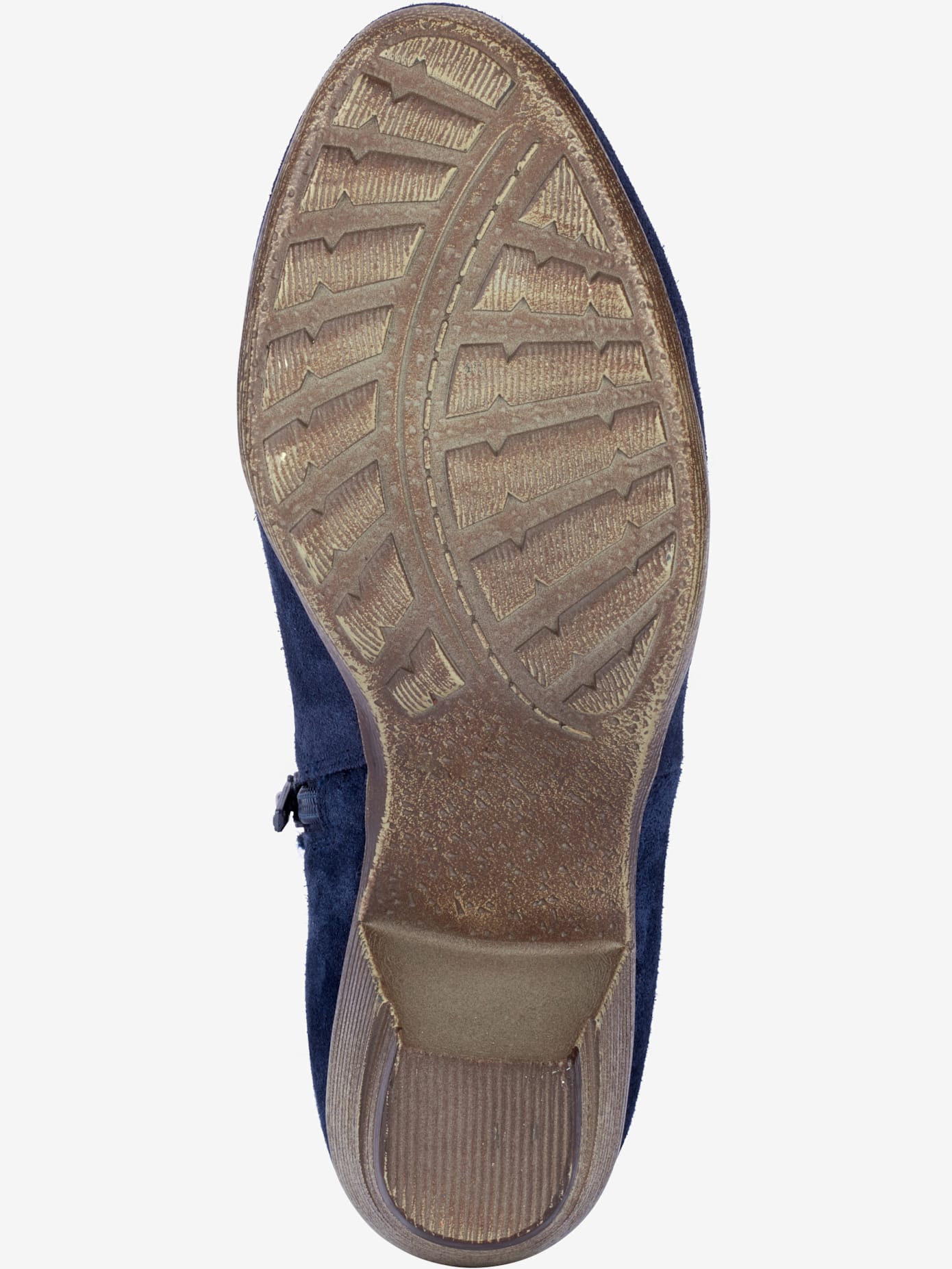 Bottines cuir velours de vache.