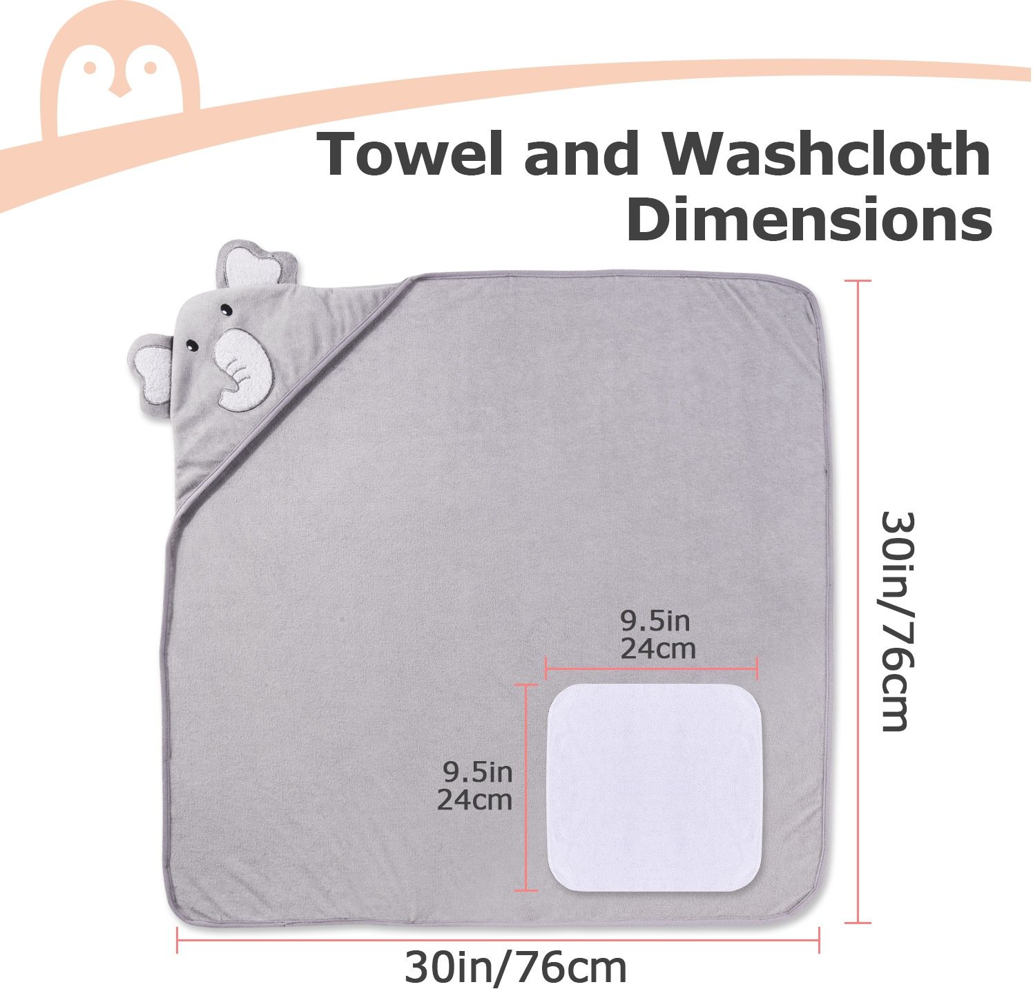 Momcozy Baby Kapuzenhandtuch