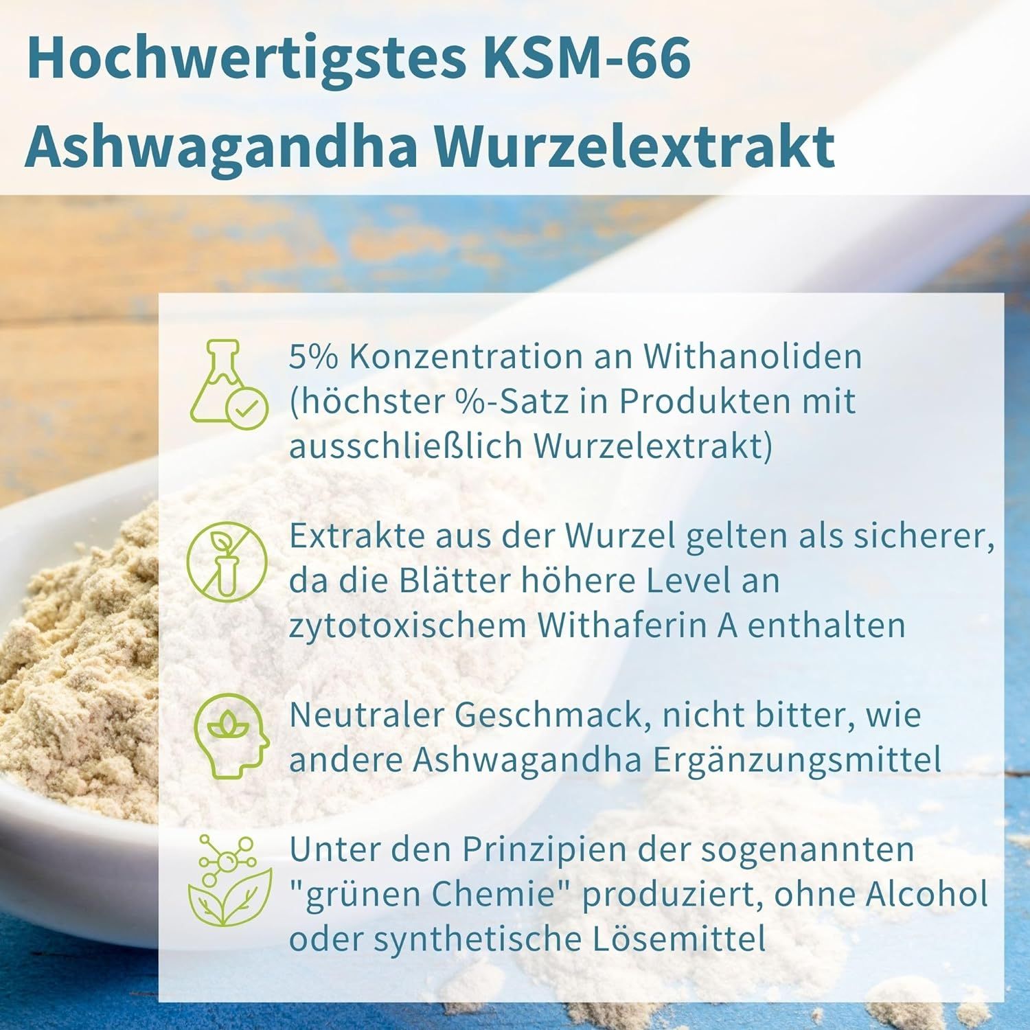Igennus Ashwagandha KSM-66 Wurzelextrakt mit L-Theanin & Magnesium