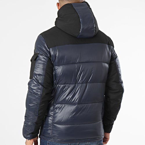 Doudoune Capuche Bleu Marine