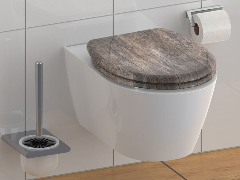 WC zitting duroplast, met soft-close-mechanisme