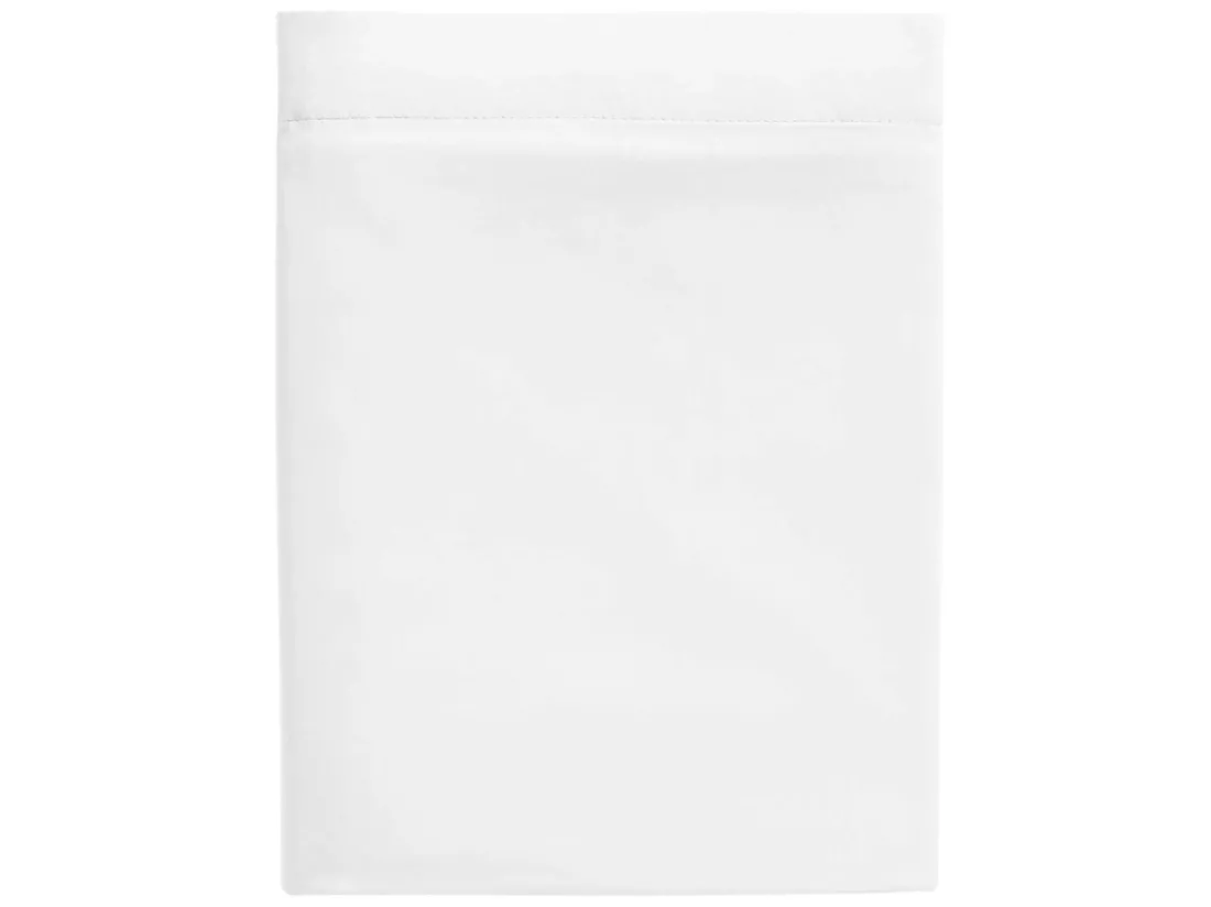 Drap plat blanc 100% satin de coton 240x310 cm