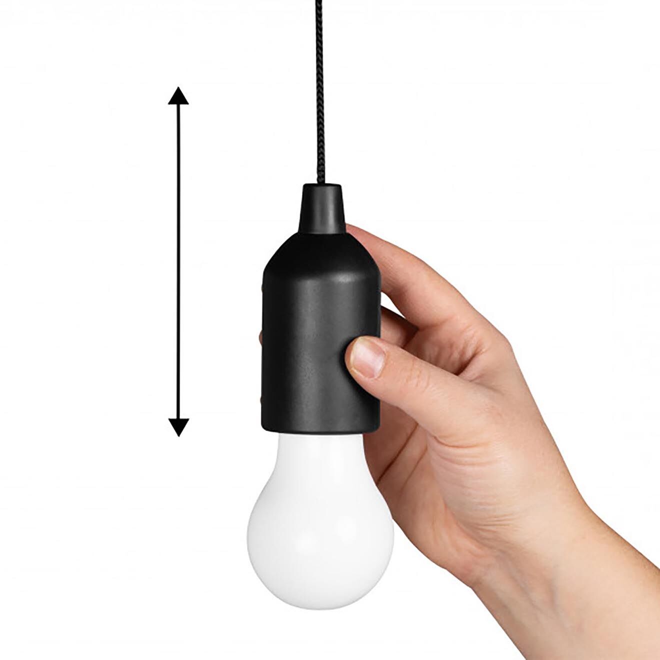 Pratik Garden 4 Lampes avec cable décoratif noir/blanc - 1.1 m