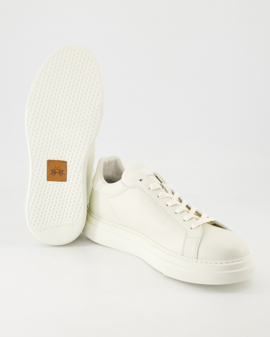 La Martina LFM242.010.3310 Sneaker in Weiß