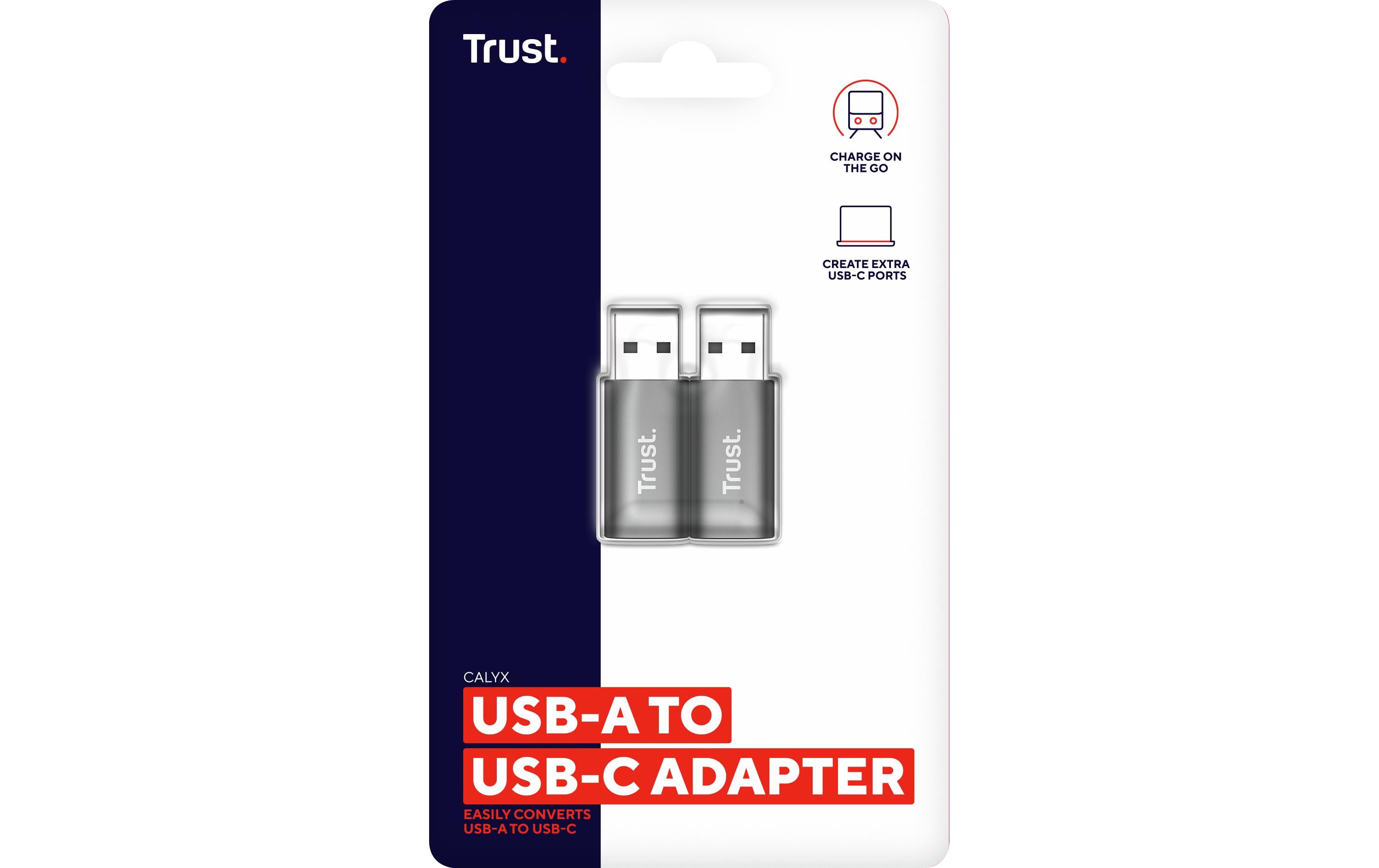 USB-Adapter Calyx USB-C Stecker - USB-A SteckerUSB-A-zu-USB-C-Adapter