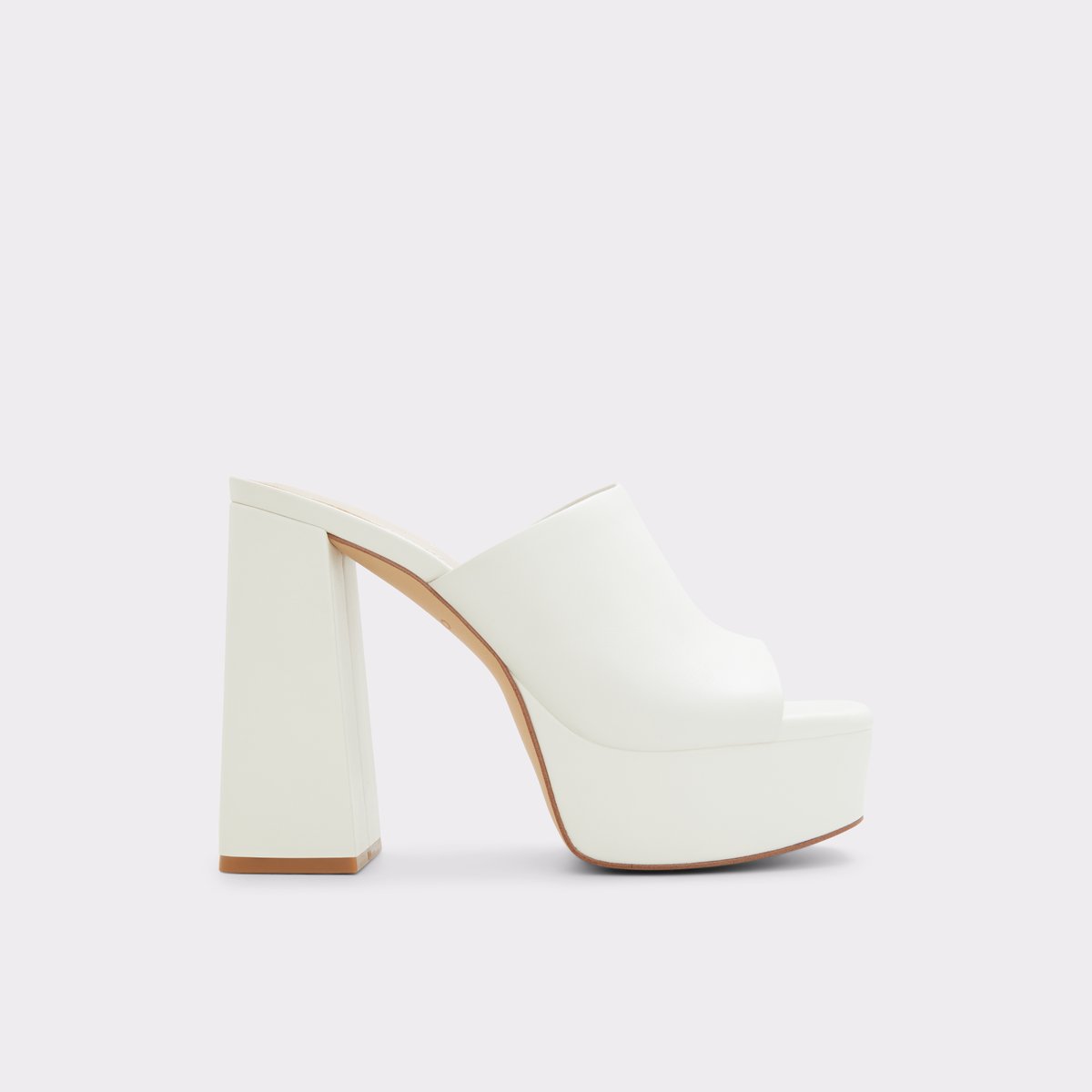 Cassey White-Bone Women Mule Shoes