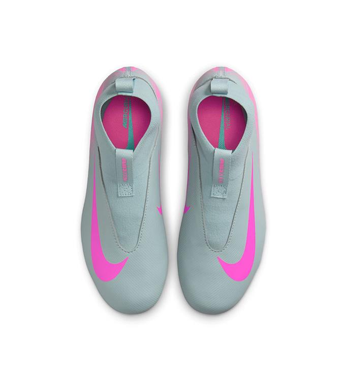 Nike JR ZOOM SUPERFLY 10 ACAD FGMG FQ8304-301 OCEAN-CUBE-PINK-BLAST