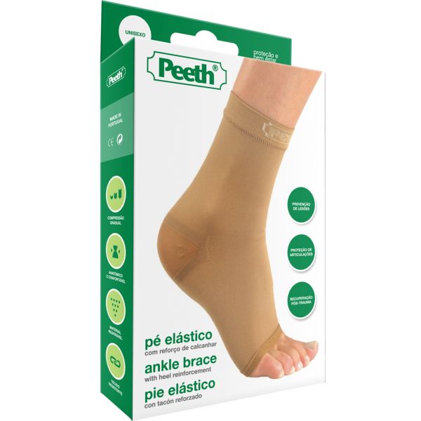 Peeth Pé Elástico N650 Bege Tamanho 1