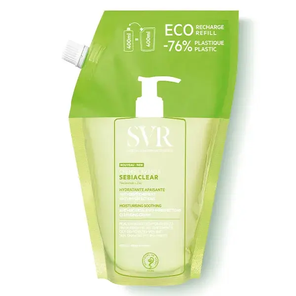 Refil de Creme de Limpeza SVR Sebiaclear 400ml