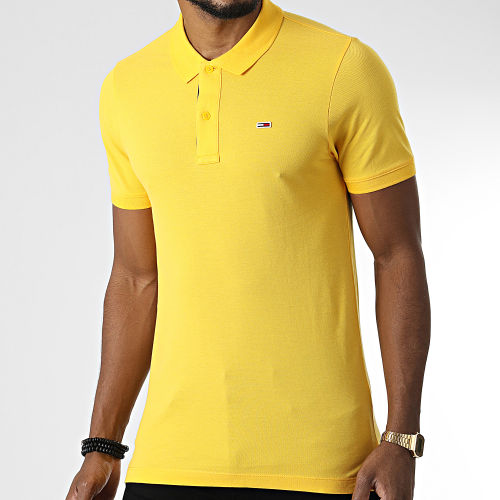 Polo Manches Courtes Slim Placket 5940 Jaune
