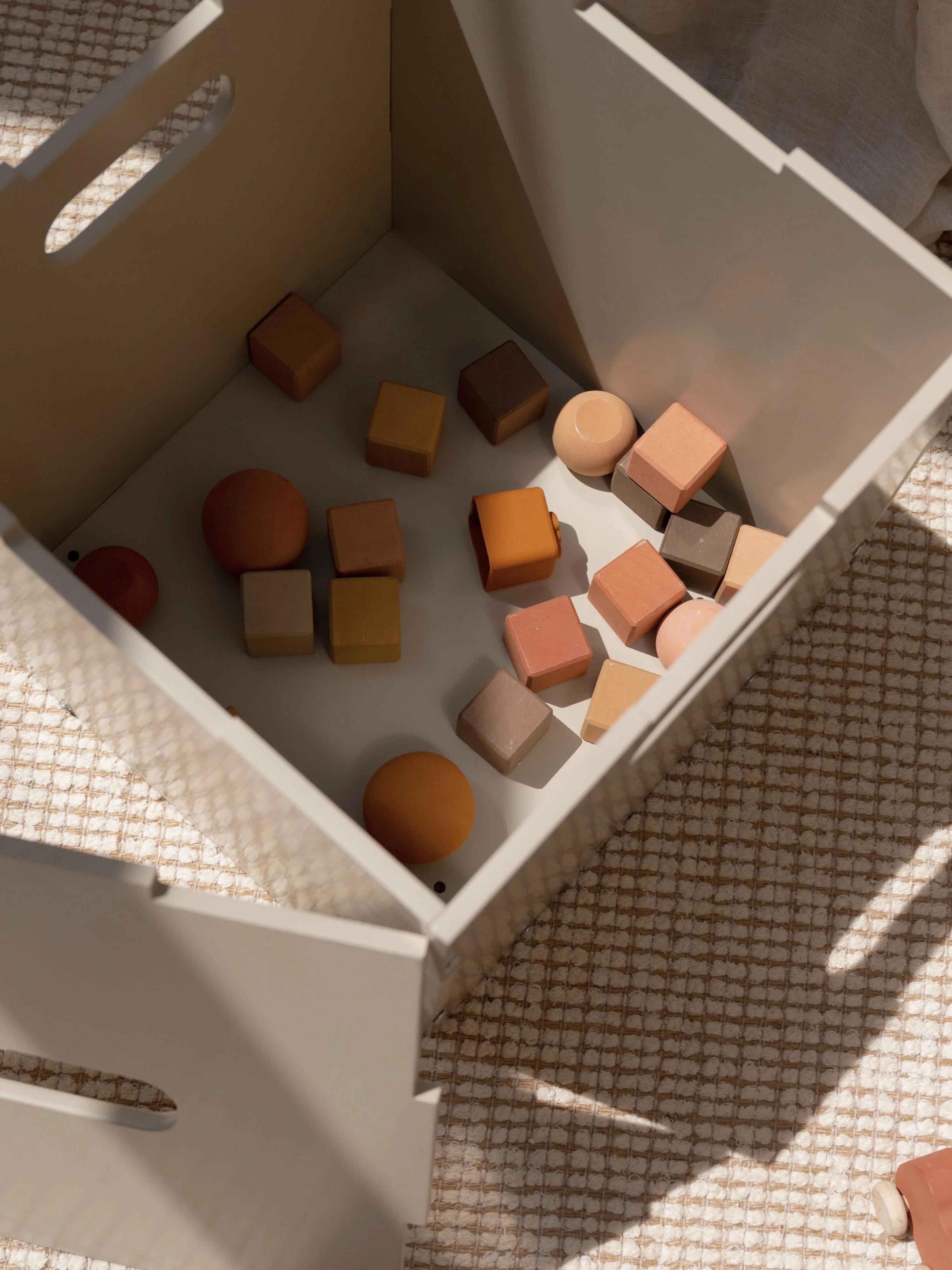 Houten opbergdoos Cube