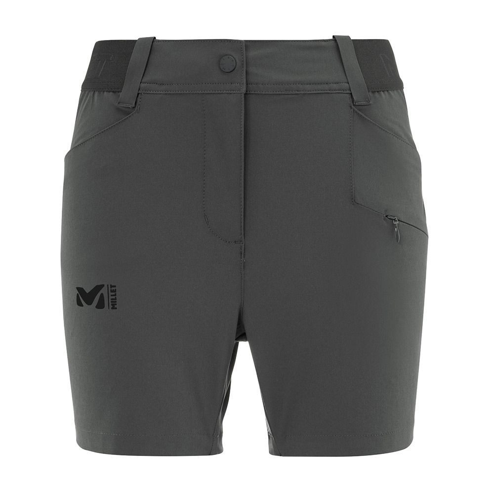 Millet WANAKA STRETCH II - Short Femme dark grey