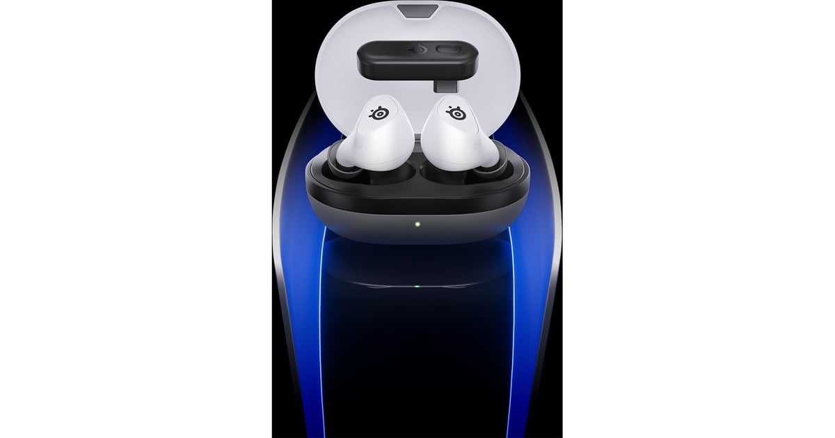 SteelSeriesArctis Gamebuds voor PlayStation earbuds  (Wit, PlayStation, pc en mobiel)