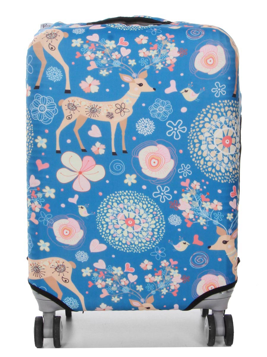 Housse de valise Periea Blue Animals S