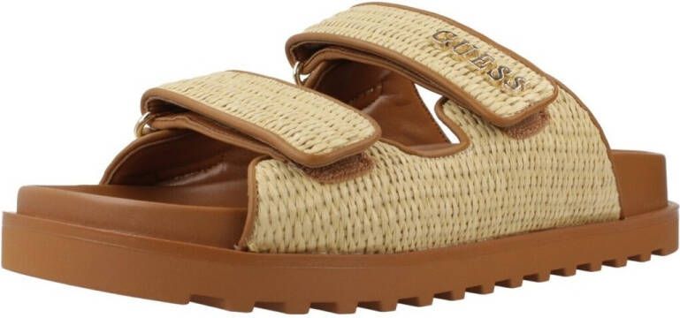 Guess Slippers met labelapplicatie model 'FADELIZE'