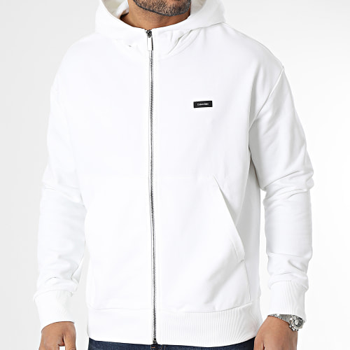 Sweat Zippé Capuche Cotton Comfort 1112 Blanc