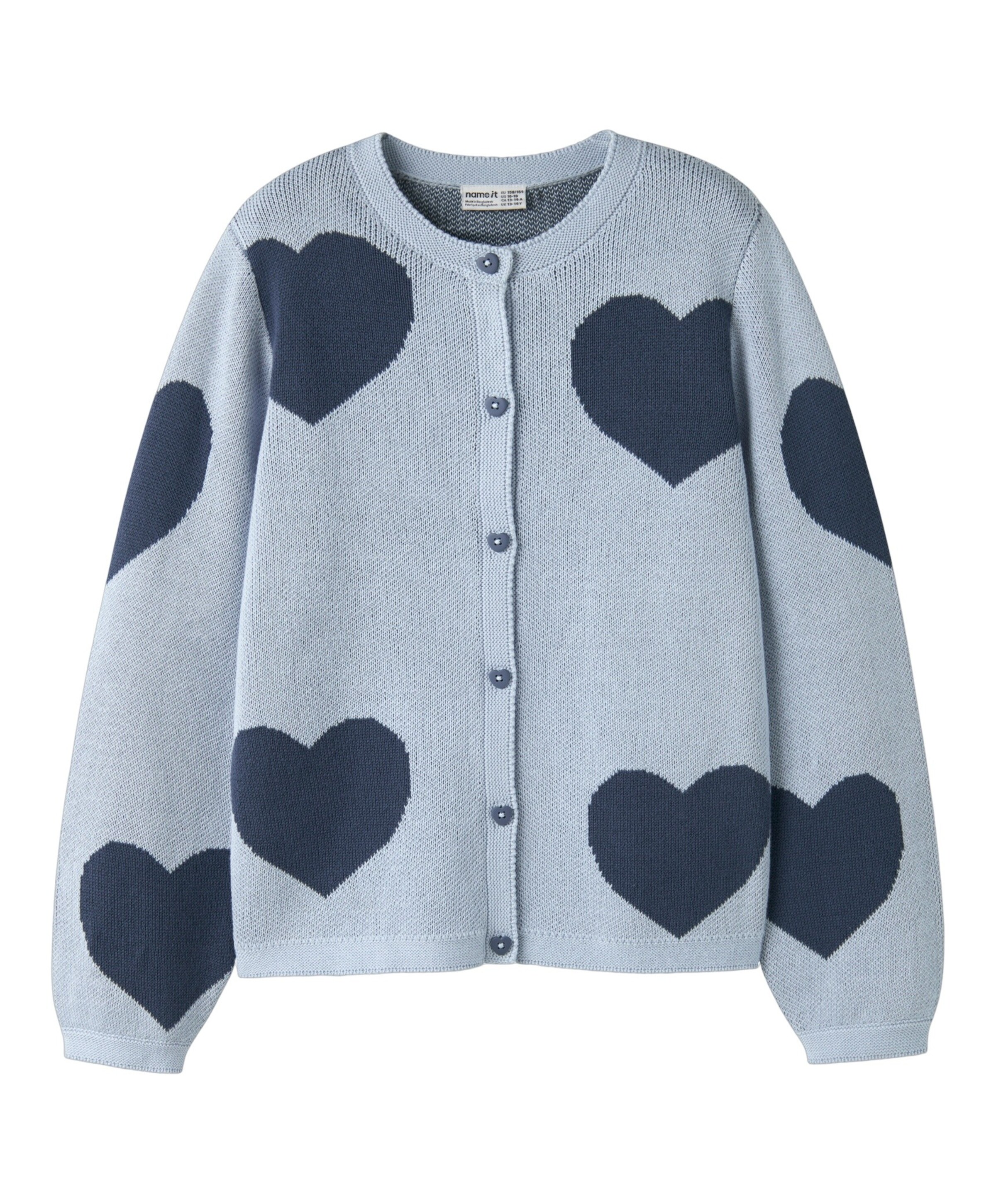 Name it Meisjes vest blauw