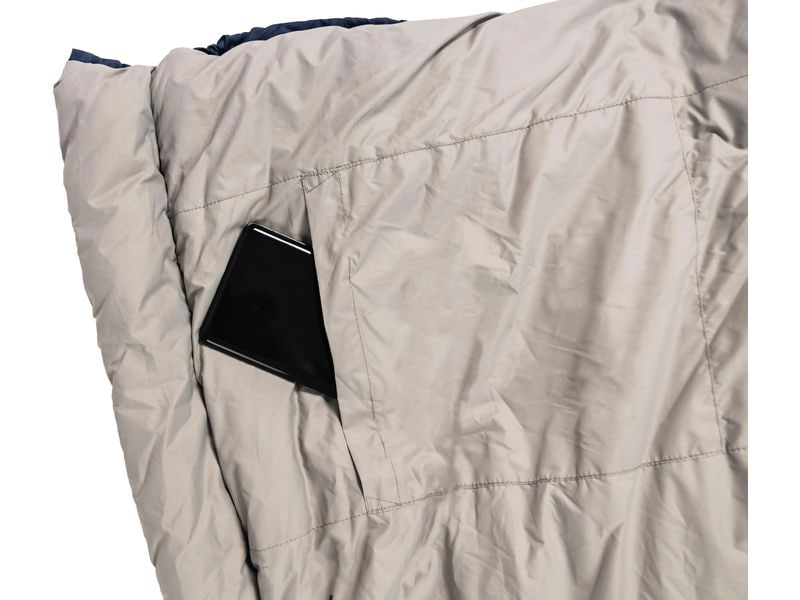 Grüezi Bag Schlafsack Biopod Wolle Murmeltier Comf. XXL Nig Leichter 3-Saison-Schlafsack in Deckenform