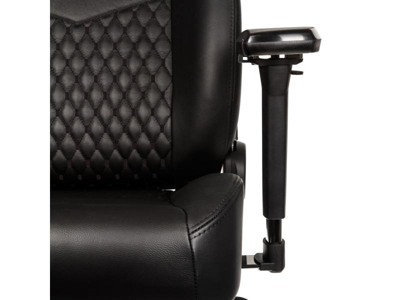 noblechairs Gaming-Stuhl ICON Echtleder Schwarz Echtleder-Computersessel