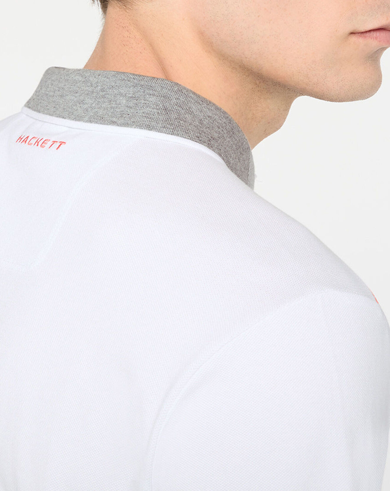 Hackett London Polo Regular Fit Aston Martin Racing blanc