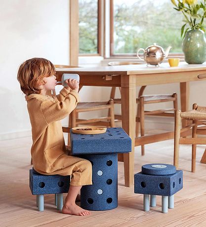 MODU Träumer Set - 34 Teile - 70x40x20 cm - Deep Blue/Sky Blue