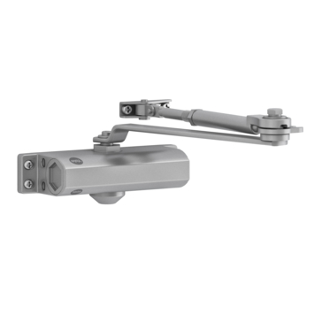 Yale deurdranger 300 series zilver Hold open