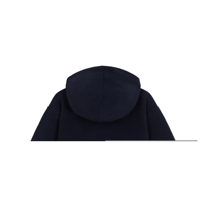 Petit Bateau Sweat Capuche Metto Polaire | Bleu marine