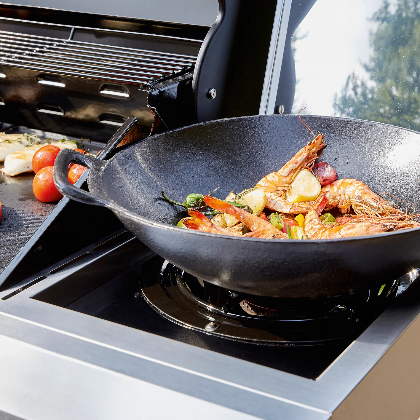 Landmann Grillwok 15502 Pure 37x44,5x11,5cm schwarz