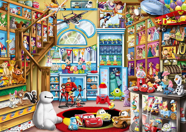 Disney Multiproperty Puslespill 1000 brikker, Ravensburger