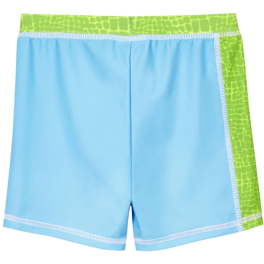 Playshoes UV-Schutz Badeshorts Dino blau-grün