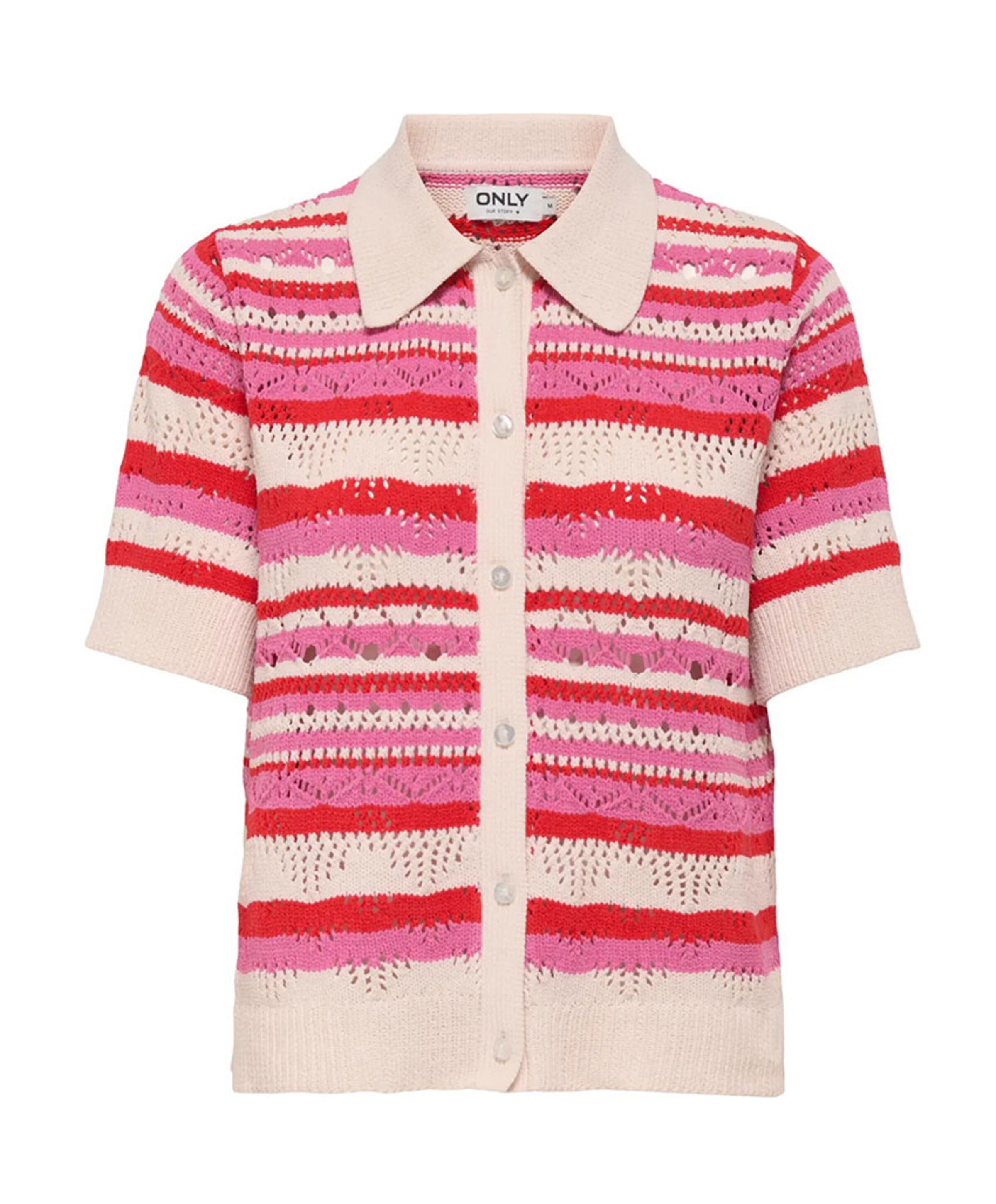 Only Dames vest rood