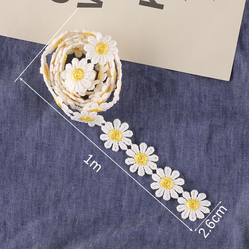 Embroidery Kingdom - Fruit / Bloemen / Hart Geborduurde Applicatie Patch Riem (Diverse Ontwerpen)