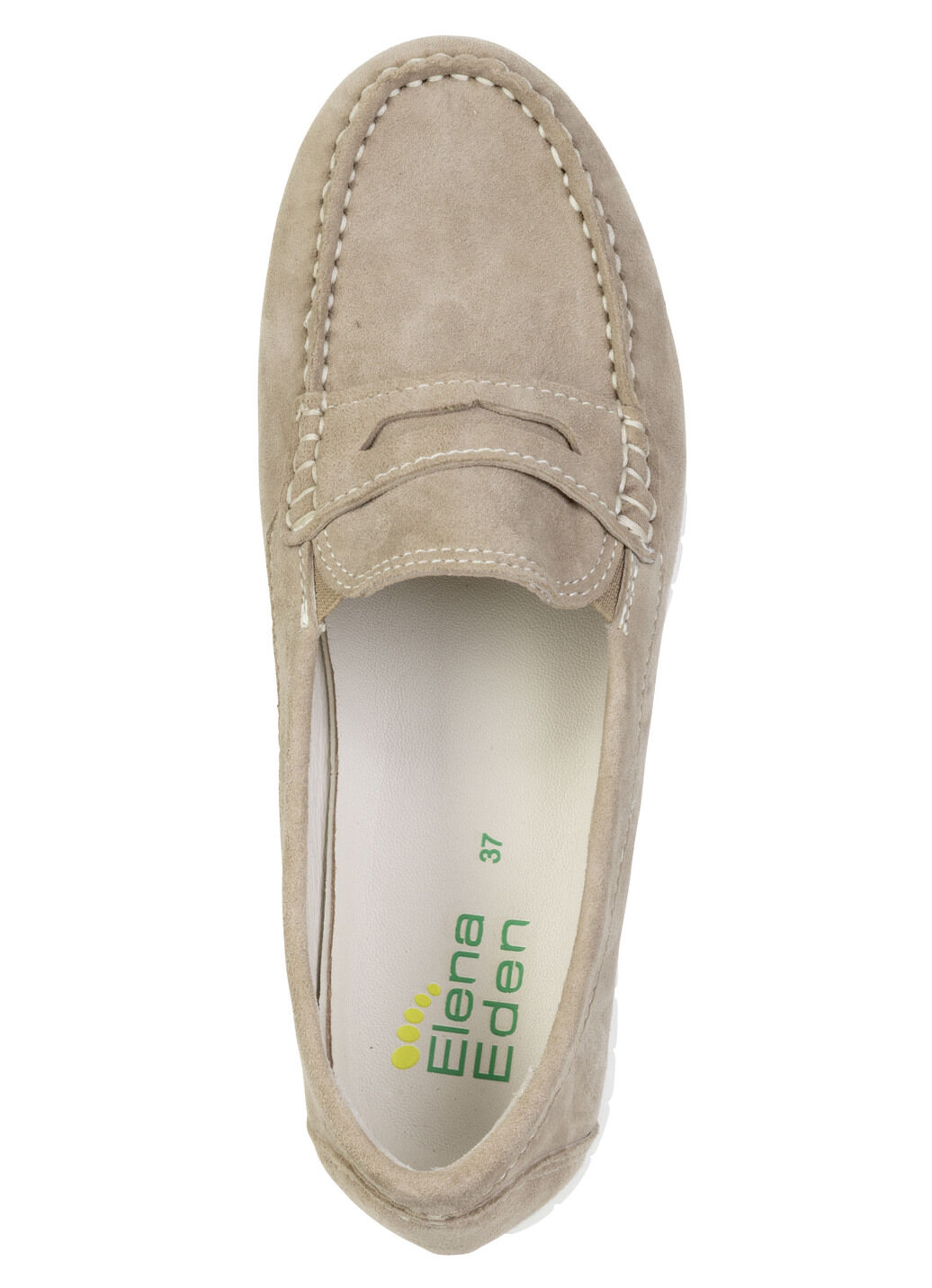 ELENA EDEN, klassische Damen-Slipper, Weite H, mit herausnehmbarem Fussbett