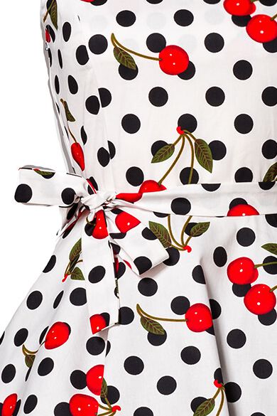 Swing Cherry Dress | Belsira Robe mi-longue