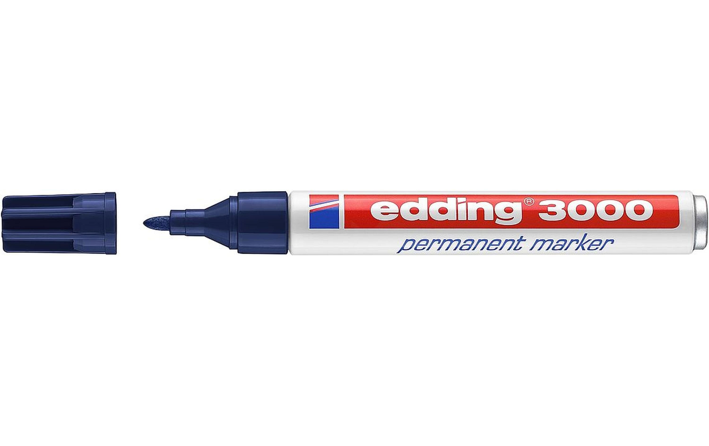 Permanent-Marker 3000 DunkelblauEdding 3000 Permanent-Marker